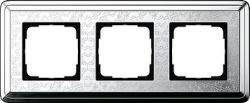 Gira ClassiX Art Хром/Хром Рамка 3-ая (G213681)