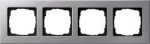 Gira E22 Алюминий Рамка 4-ая (G0214203)