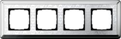 Gira ClassiX Art Хром/Хром Рамка 4-ая (G214681)