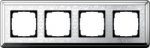 Gira ClassiX Art Хром/Хром Рамка 4-ая (G214681)
