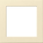 Gira F100 Крем глянц Рамка промежуточная для приборов с накладкой 50х50 мм (G0282111)