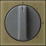 Gira S-55 Бронза Накладка с ручкой для трехступенчатого переключателя (G0669603)