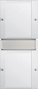 Gira FKB-SYS S-55 Выключатель кнопочный на 2 направления без контроллера с полем для надписи (G1012100)