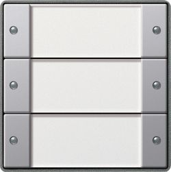 Gira FKB-SYS E22 Алюминий Накладка сенсора 3-клавишного к мех 51100 (G1013203)