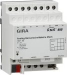 Gira KNX Аналоговый вход 4 канальный, DIN-рейка (G102100)