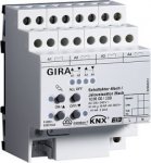 Gira KNX Реле / Устройство управления жалюзи 4/2-кан, 16 A тип REG plus (G103600)