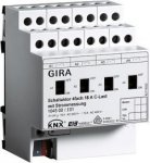Gira KNX Актор 4-х канальный 16 А контроль силы тока возм ручн упр DIN-рейка (G104500)
