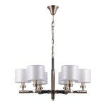 Подвесная люстра G11018/6AB+MBK GR Gerhort