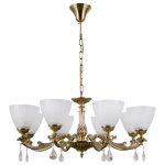 Люстра классическая с хрусталем Gerhort G11045/8AB WT