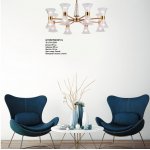 Потолочная люстра G11057/10COP CL Gerhort