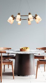 Потолочная люстра G11063/8COP WT Gerhort