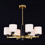 Люстра классическая G11102/6BRS+BK WT Gerhort