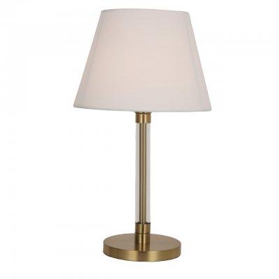 Настольная лампа G11112/1T BRS+CL WT Gerhort Настольная лампа G11112/1T BRS+CL WT Gerhort