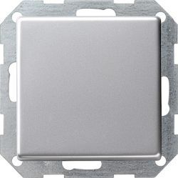 Gira E22 Алюминий Выключатель с самовозвратом перекрестный (G123203)