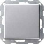 Gira E22 Алюминий Выключатель с самовозвратом перекрестный (G123203)