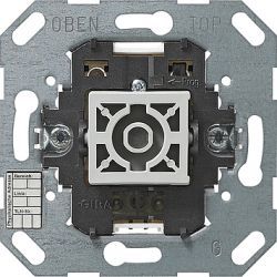 Gira KNX Мех Выключатель кнопочный 1-клавишный 2-полюсный с индикацией (G18400)