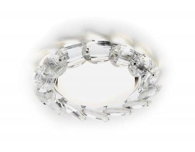 Светильник точечный Ambrella G201 CL/CH хром/прозрачный GX53 GX53 SPOT Светильник точечный Ambrella G201 CL/CH хром/прозрачный GX53 GX53 SPOT