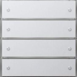 Gira KNX Сенсорный выключатель 3 Komfort 4 мест (G2034112)