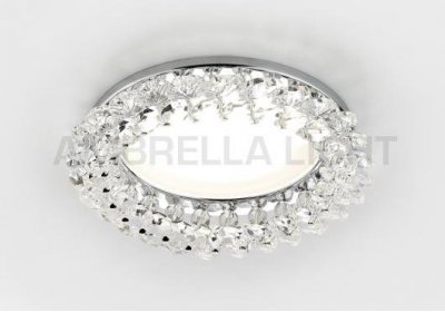 Светильник точечный Ambrella G206 CL/CH хром/прозрачный GX53 GX53 SPOT