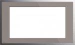 Gira KNX Дымчатое стекло умбра/алюминий Рамка для Control 19 (G2090122)