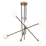 Люстра в стиле модерн G21028/6BK WT Gerhort