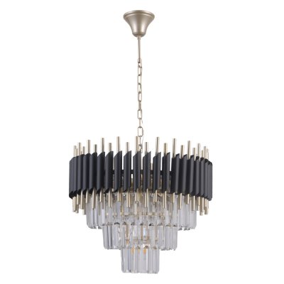 Подвесная люстра G21033/10CPGD+MBK CL Gerhort