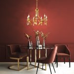 Люстра классическая с хрусталем Gerhort G21061/7GDI