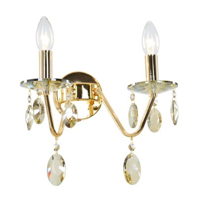 Светильник бра классическое с хрусталём G21062/2wFGD Gerhort