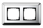 Gira ClassiX Хром/Кремовый Рамка 2-ая (G212643)