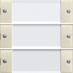 Gira KNX S-55 Кремовый глянц. Комплект клавиш, 3 шт. (G213301)