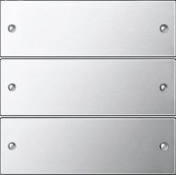 Gira S-55 Хром Комплект клавиш, 3 шт. (G2133609)