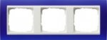Gira EV Полупрозрачн.синяя/глянц.бел Рамка 3-ая (G213399)