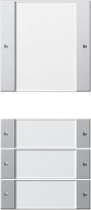 Gira E22 Алюминий Комплект клавиш, 4 шт. (G2134203)