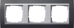 Gira EV Антрацит/алюминий Рамка 3-ая (G21381)