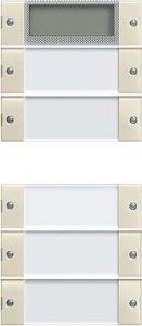 Gira S-55 Крем глянц / прозрачн. Набор клавиш Plus, 5шт. (2+3) (G214501)