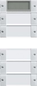 Gira S-55 Бел глянц / прозрачн. Комплект клавиш, 5 шт. Plus (G214503)