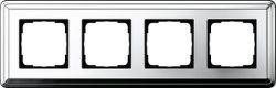 Gira ClassiX Хром/Хром Рамка 4-ая (G214641)