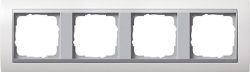 Gira EV Бел/алюминий Рамка 4-ая (G21471)