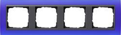 Gira EV Матово-синий/антрацит Рамка 4-ая (G21489)