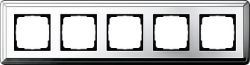 Gira ClassiX Хром/Хром Рамка 5-ая (G215641)