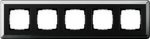 Gira ClassiX Хром/Черный Рамка 5-ая (G215642)