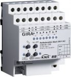 Gira KNX Актор жалюзи, 4-канальный 230V 6 А возм ручное управление DIN-рейка (G216000)
