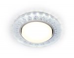 Светильник точечный Ambrella G222 CL/FR прозрачный/матовый GX53+3W(LED WHITE) D120*38 GX53 SPOT