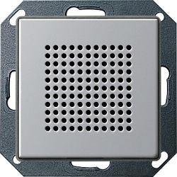 Gira E22 Алюминий Динамик дополнительный для радиоприемника скрытого монтажа с функцией RDS (G2282203)