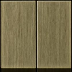 Gira S-55 Бронза Накладка 2 канальный светорегулятор (G2315603)