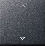 Gira S-55 Антрацит Накладка системы управления жалюзи Standard (G232428)