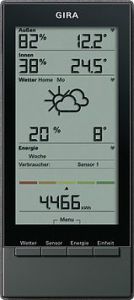 Gira E22 Сталь Радиометеостанция (G236020)