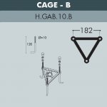 Садово-парковый фонарь FUMAGALLI RICU /G250 1L G25.157.S10.WXE27