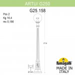 Садово-парковый фонарь FUMAGALLI ARTU/G250 G25.158.000.WXE27