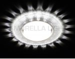 Светильник точечный Ambrella G252 WH/CH/WH матовый/хром GX53+3W(LED WHITE) GX53 SPOT